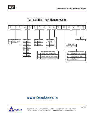 TVR20470 Datasheet PDF ETC1