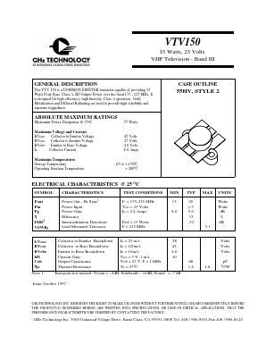 VTV150 Datasheet PDF ETC1
