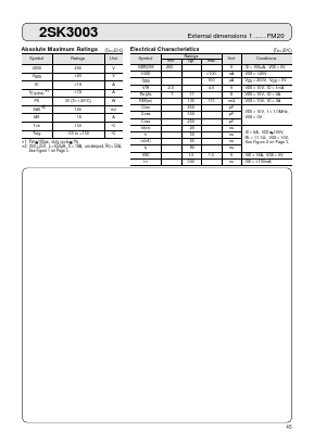 2SK3003 Datasheet PDF ETC2