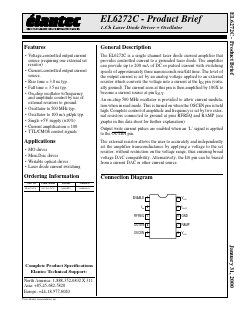 EL6272C Datasheet PDF Elantec -> Intersil