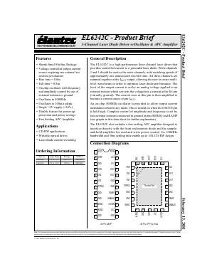 EL6242CU Datasheet PDF Elantec -> Intersil