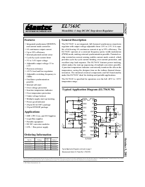EL7563C Datasheet PDF Elantec -> Intersil