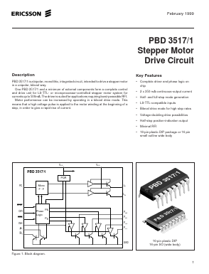 PBD3517-1 Datasheet PDF Ericsson 