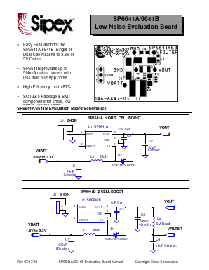 SP6641BEK-L-3-3 Datasheet PDF Exar Corporation