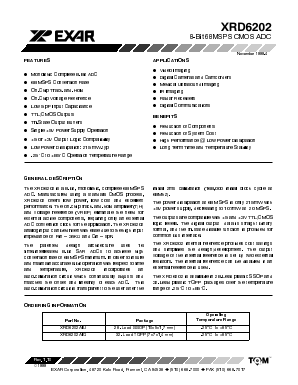 XRD6202 Datasheet PDF Exar Corporation