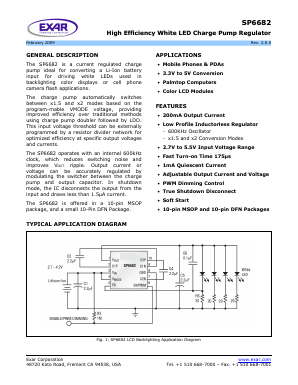SP6682ER-L/TR Datasheet PDF Exar Corporation
