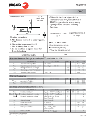 FD0230YR Datasheet PDF Formosa Technology