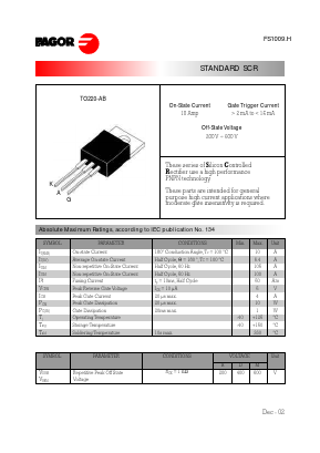 FS1009BH Datasheet PDF Formosa Technology