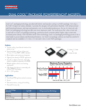 FDMC7660DC Datasheet PDF Fairchild Semiconductor