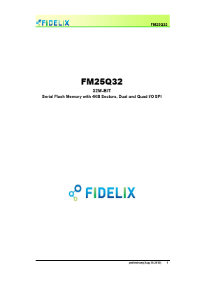 FM25MS32C-1AIA6Y Datasheet PDF FIDELIX
