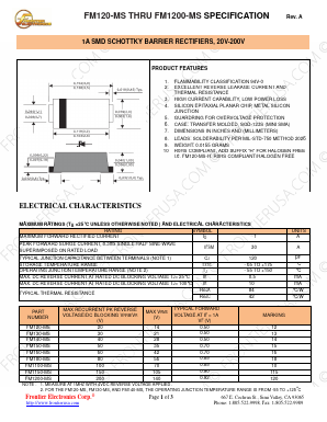 FM130-MS Datasheet PDF Frontier Electronics.
