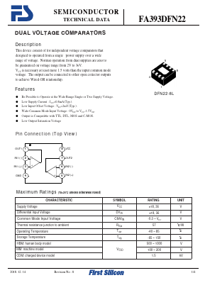 FA393DFN22 Datasheet PDF First Silicon Co., Ltd