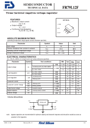 FR79L12F Datasheet PDF First Silicon Co., Ltd