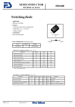 FDS160ET1G Datasheet PDF First Silicon Co., Ltd