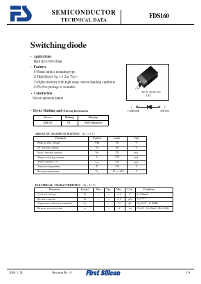 FDS160 Datasheet PDF First Silicon Co., Ltd