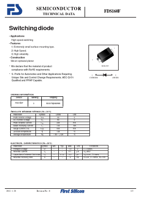 FDS160F Datasheet PDF First Silicon Co., Ltd