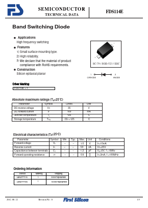 FDS114E Datasheet PDF First Silicon Co., Ltd