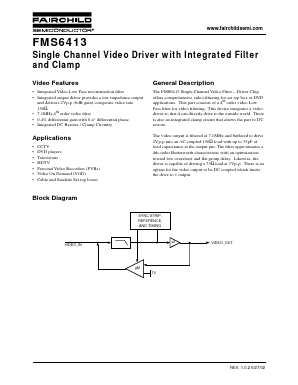 FMS6413 Datasheet PDF Fairchild Semiconductor