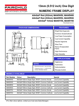 MAN5H50 Datasheet PDF Fairchild Semiconductor