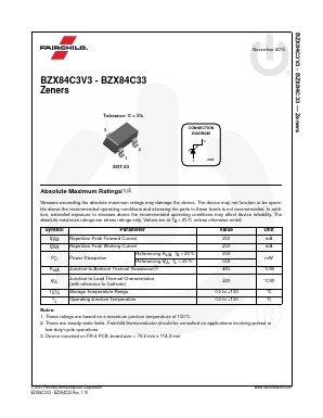 BZX84C10 Datasheet PDF Fairchild Semiconductor