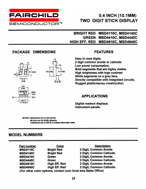 MSD4440C Datasheet PDF Fairchild Semiconductor