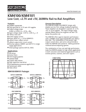 KM4100IT5 Datasheet PDF Fairchild Semiconductor