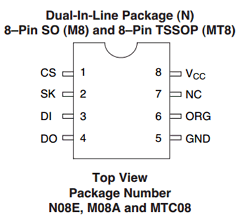 NM93C86ALN Datasheet PDF Fairchild Semiconductor