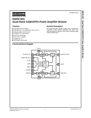RMPA1850 Datasheet PDF Fairchild Semiconductor