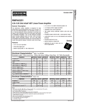 RMPA5251 Datasheet PDF Fairchild Semiconductor
