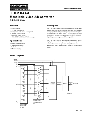 TDC1044AB9C Datasheet PDF Fairchild Semiconductor