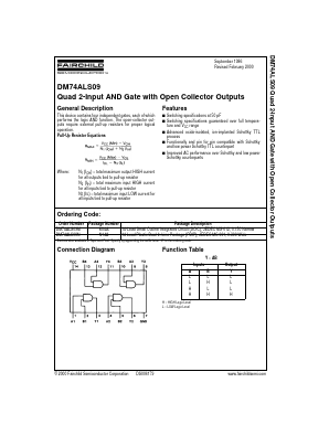 DM74ALS09MX Datasheet PDF Fairchild Semiconductor
