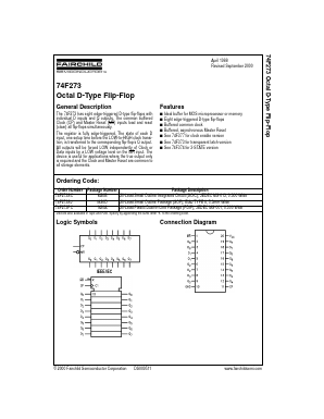 74F273SC Datasheet PDF Fairchild Semiconductor