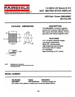 GMA3688C Datasheet PDF Fairchild Semiconductor