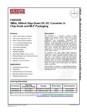 FAN5350 Datasheet PDF Fairchild Semiconductor
