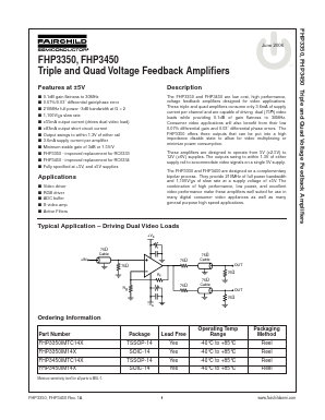 FHP3350 Datasheet PDF Fairchild Semiconductor
