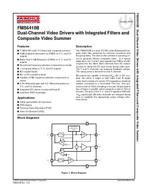 FMS6410B Datasheet PDF Fairchild Semiconductor