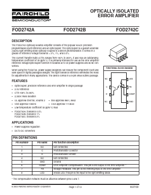 FOD2742B Datasheet PDF Fairchild Semiconductor