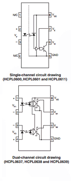 HCPL0638R2 Datasheet PDF Fairchild Semiconductor