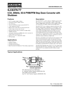 ILC6376SO33 Datasheet PDF Fairchild Semiconductor