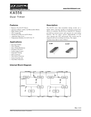KA556ID Datasheet PDF Fairchild Semiconductor
