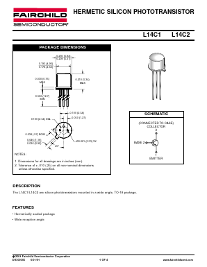L14C2 Datasheet PDF Fairchild Semiconductor