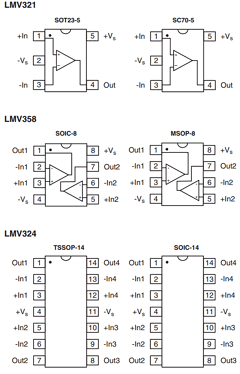 LMV321AP5X Datasheet PDF Fairchild Semiconductor