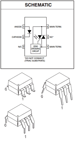 MOC3081MT Datasheet PDF Fairchild Semiconductor