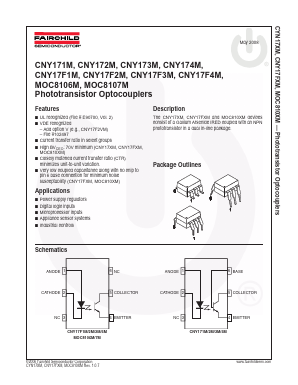 CNY172SM Datasheet PDF Fairchild Semiconductor