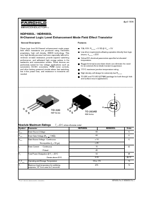 NDB4060L Datasheet PDF Fairchild Semiconductor