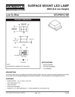 QTLP601C-EB Datasheet PDF Fairchild Semiconductor