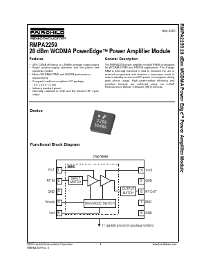 RMPA2259 Datasheet PDF Fairchild Semiconductor