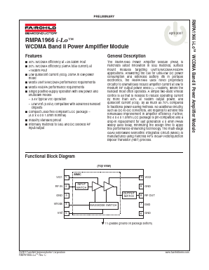RMPA1966 Datasheet PDF Fairchild Semiconductor