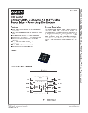 RMPA0967 Datasheet PDF Fairchild Semiconductor