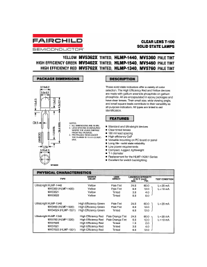 HLMP1540C2R0 Datasheet PDF Fairchild Semiconductor